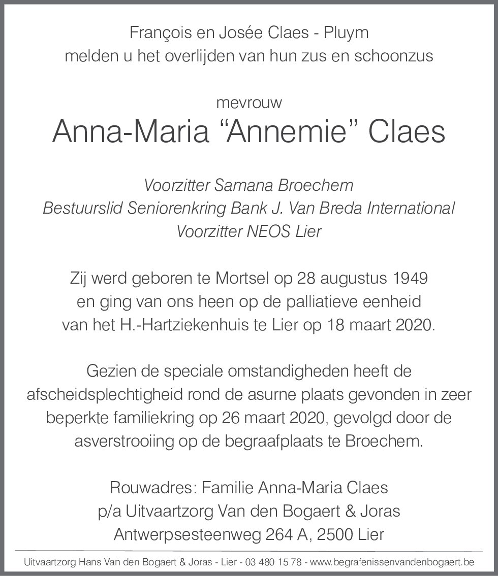 Anna Maria Claes