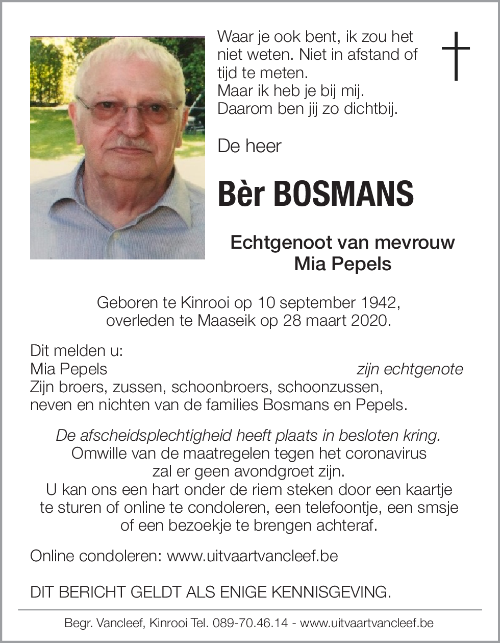 Bér Bosmans