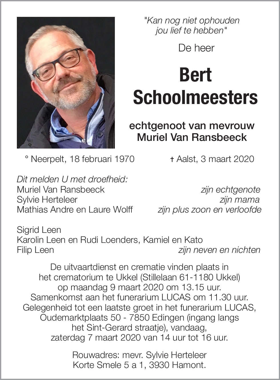 Bert Schoolmeesters