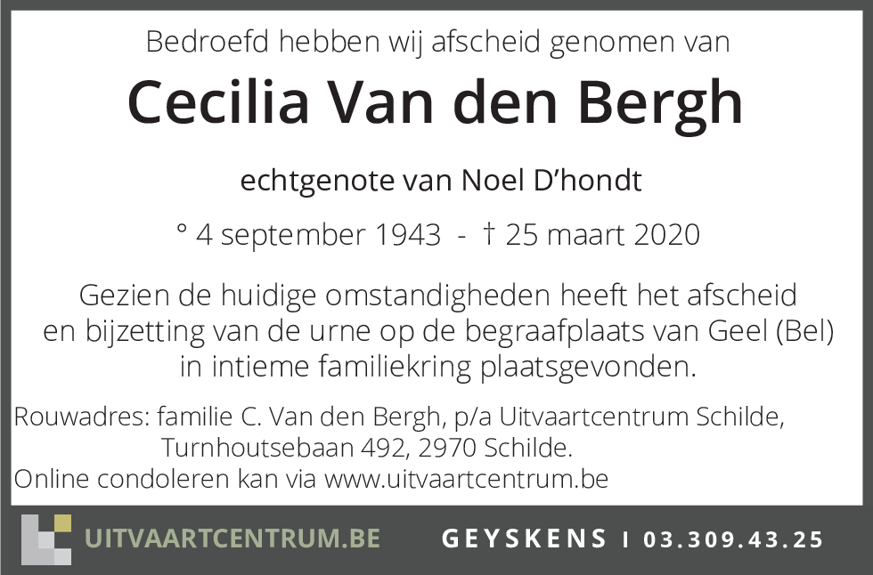 Cecilia Van den Bergh