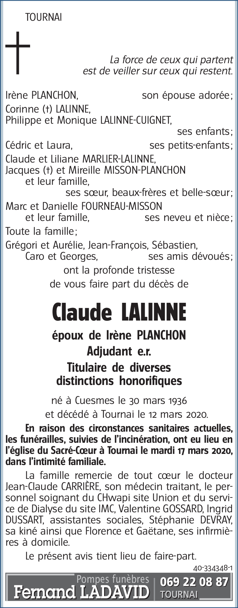 Claude LALINNE