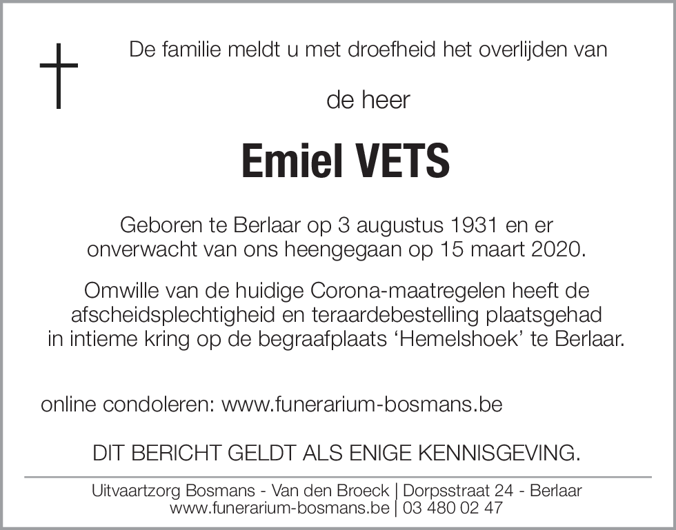 Emiel Vets