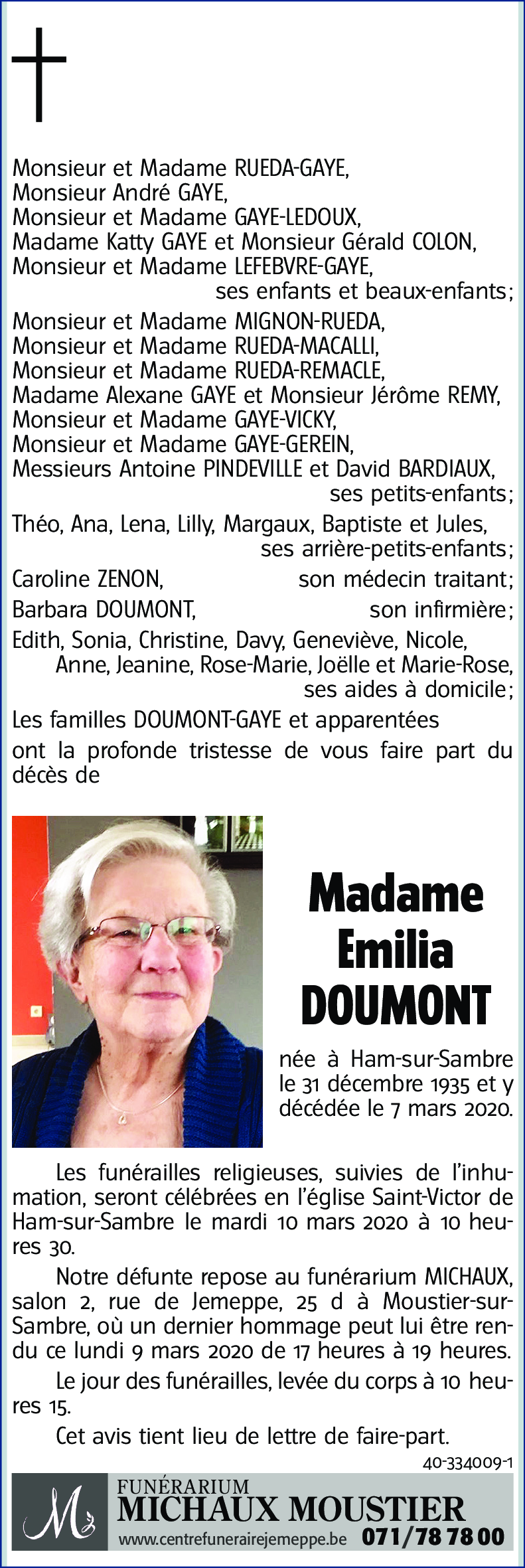 Emilia DOUMONT
