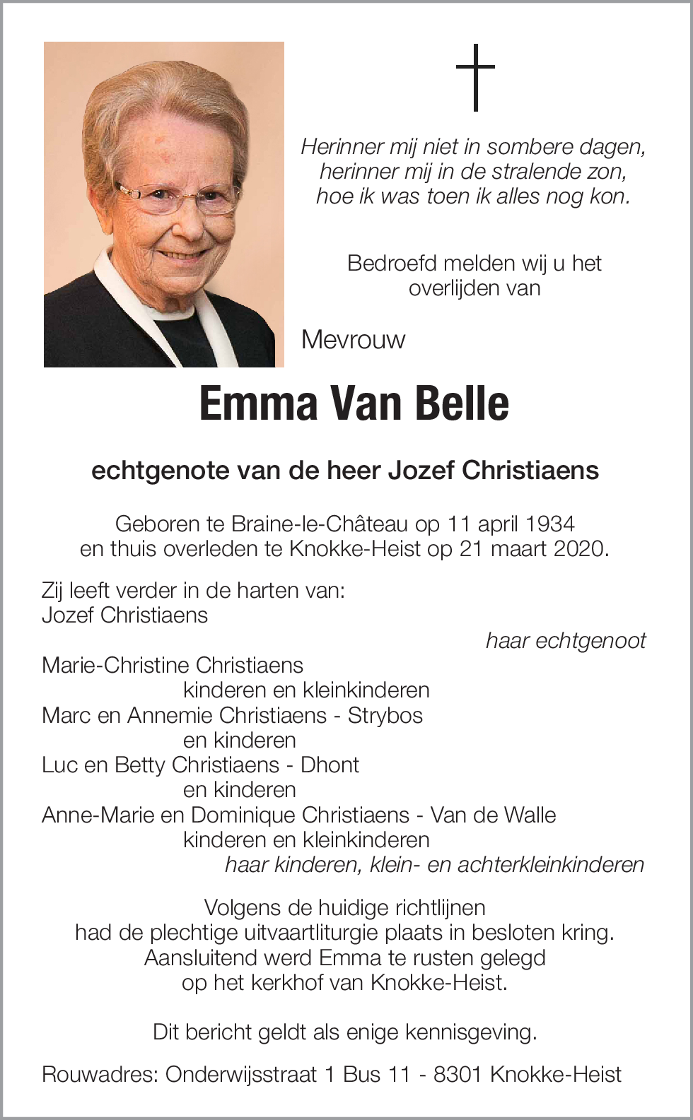 Emma Van Belle