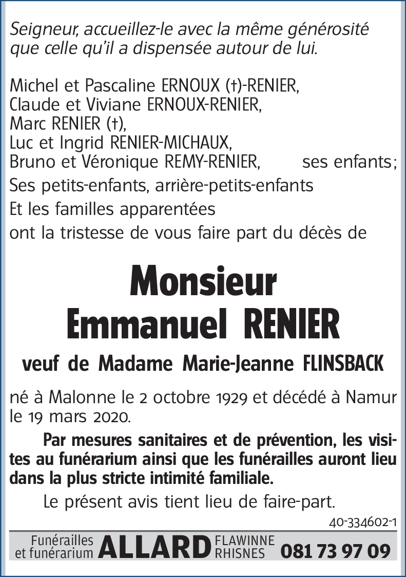 Emmanuel RENIER