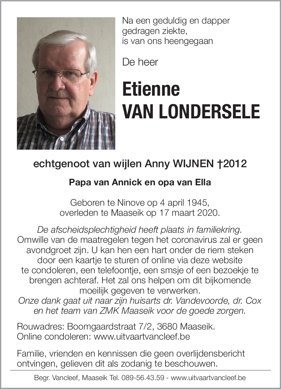 Etienne Van Londersele