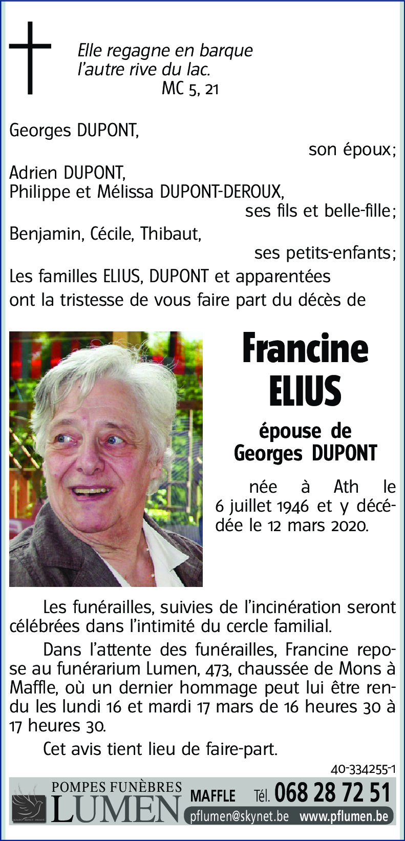 Francine ELIUS