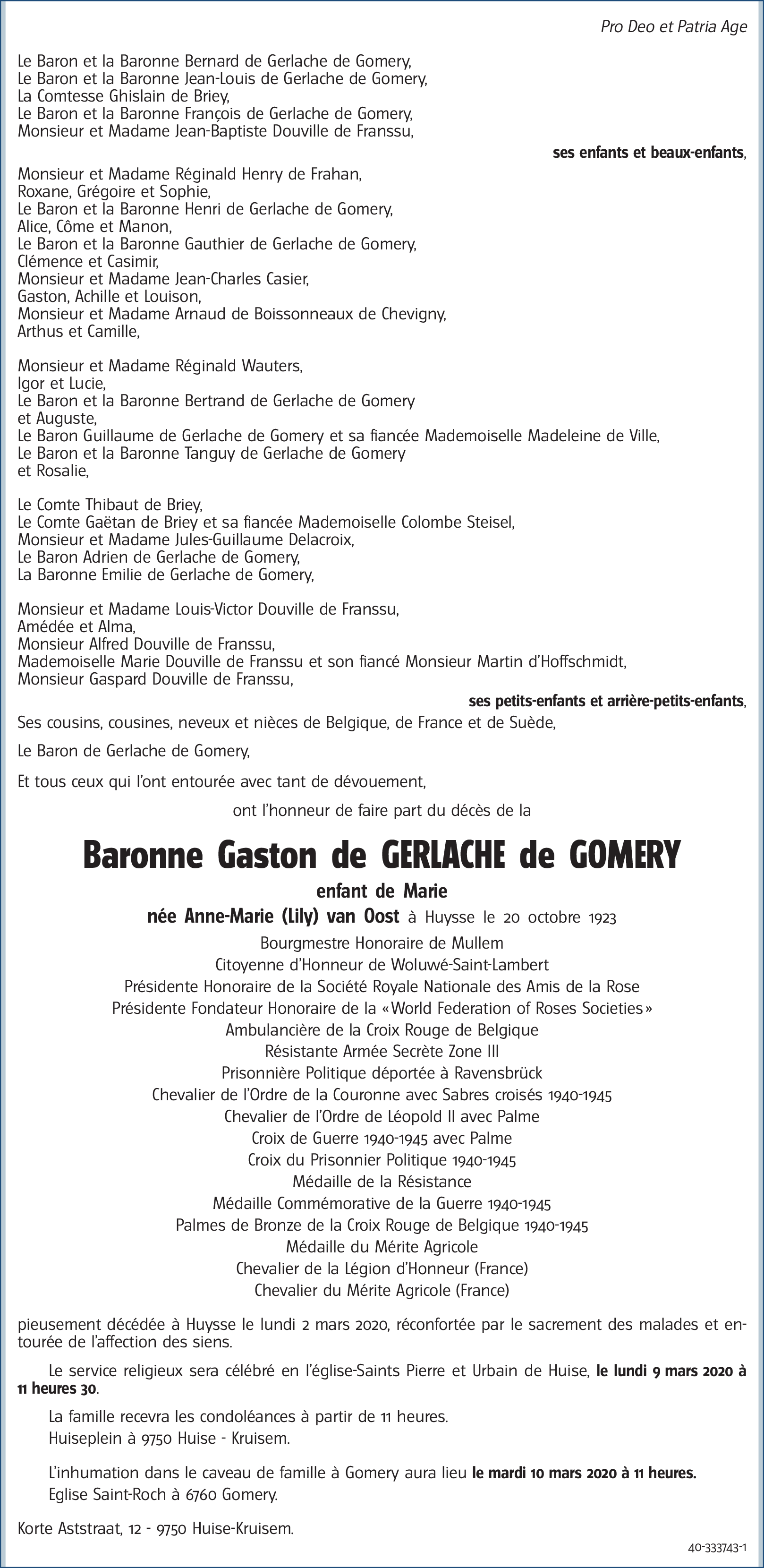 Gaston de Gerlache de Gomery