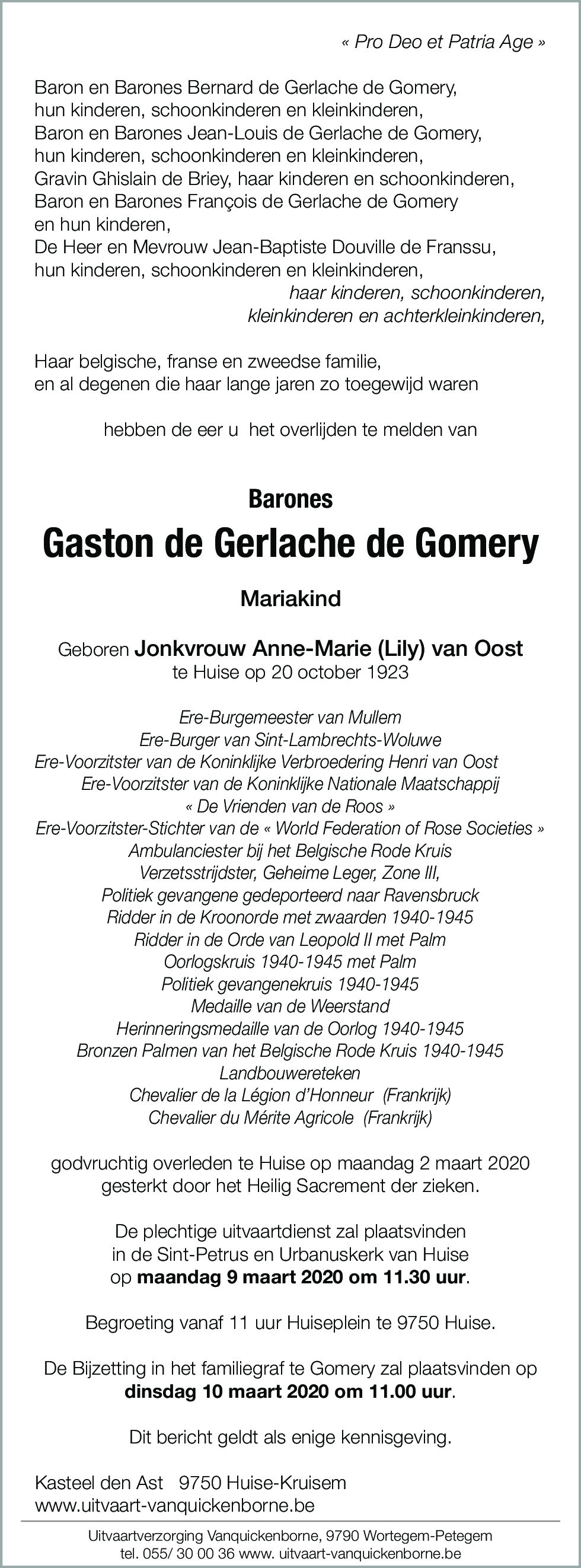 Gaston de Gerlache de Gomery