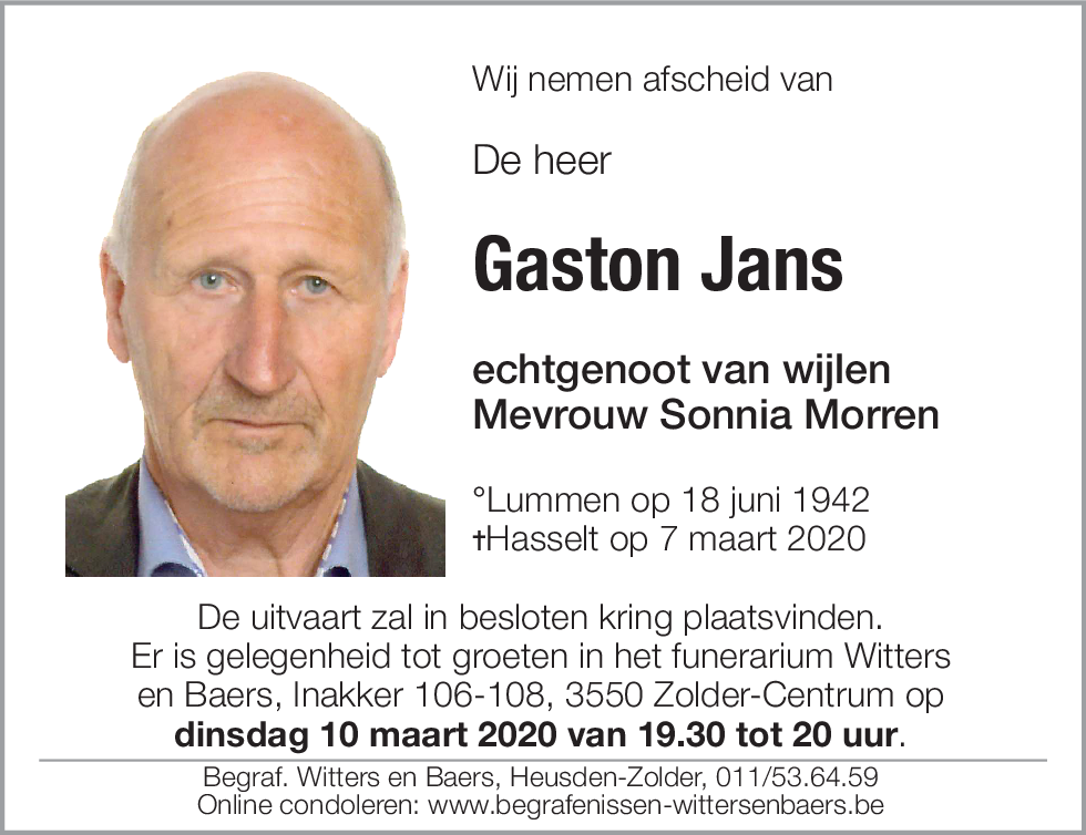 Gaston Jans