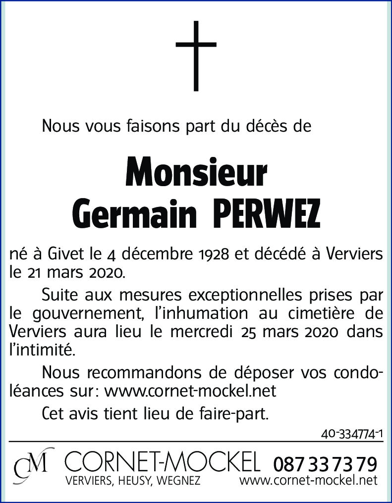 Germain PERWEZ