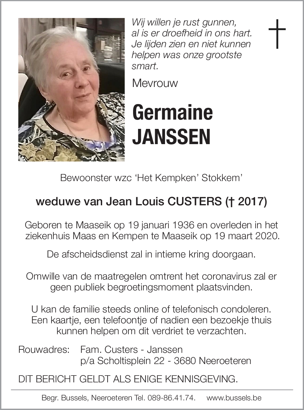 Germaine JANSSEN
