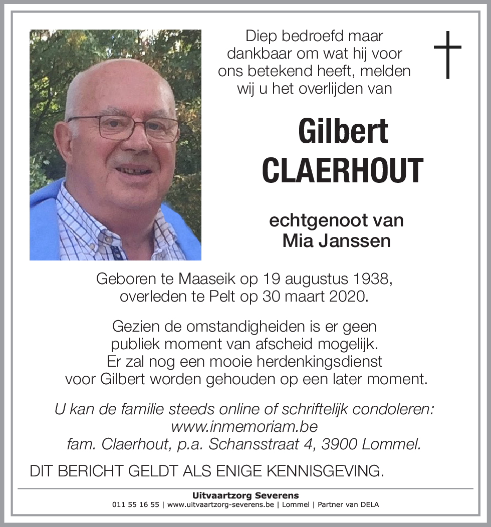 Gilbert Claerhout