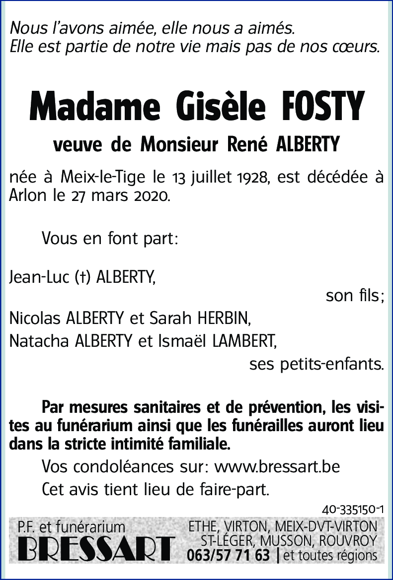 Gisèle FOSTY