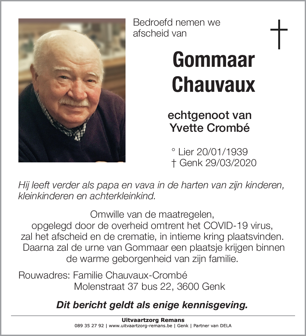 Gommaar chauvaux