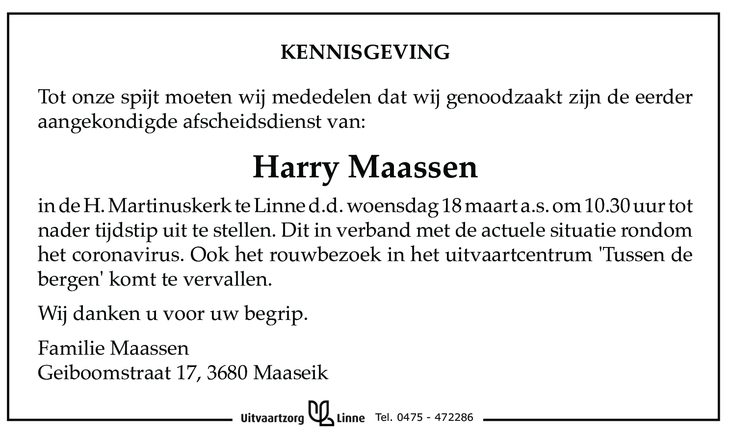 Harry Maassen