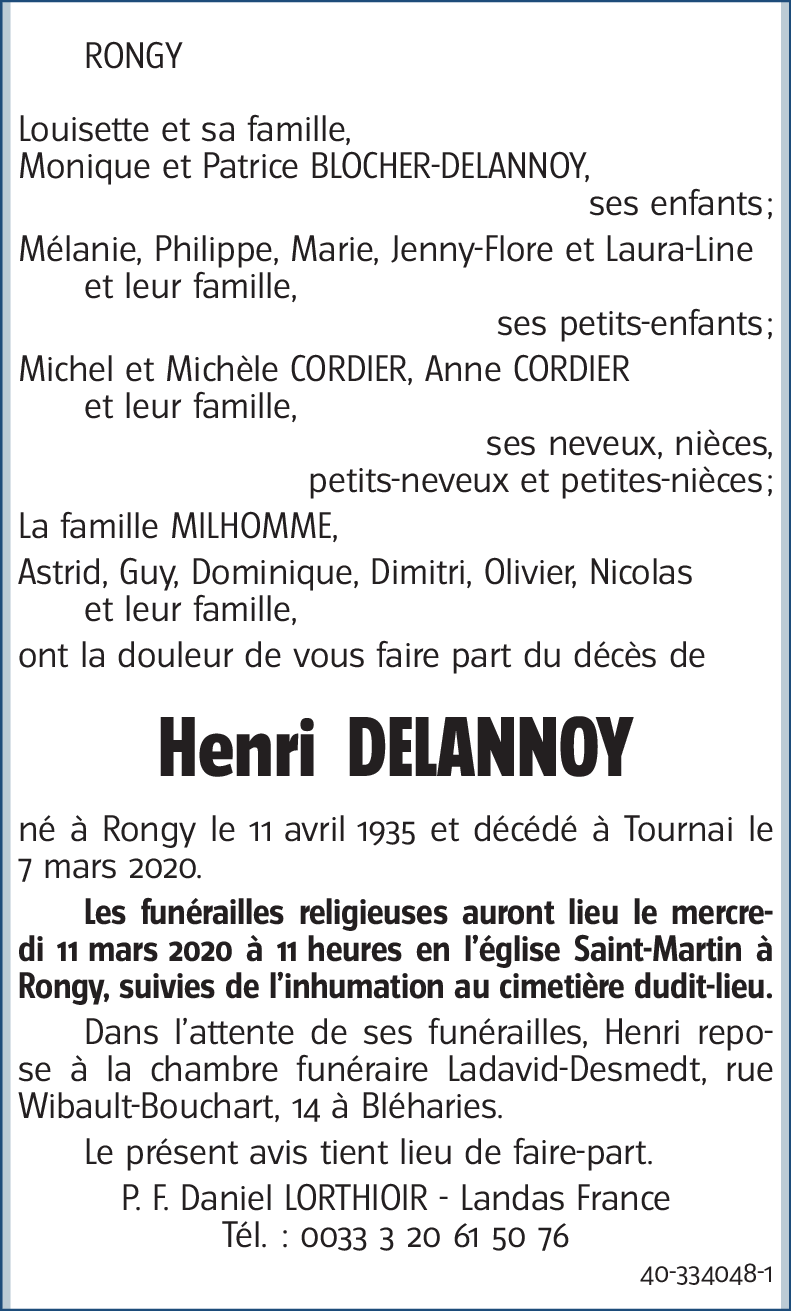 Henri DELANNOY