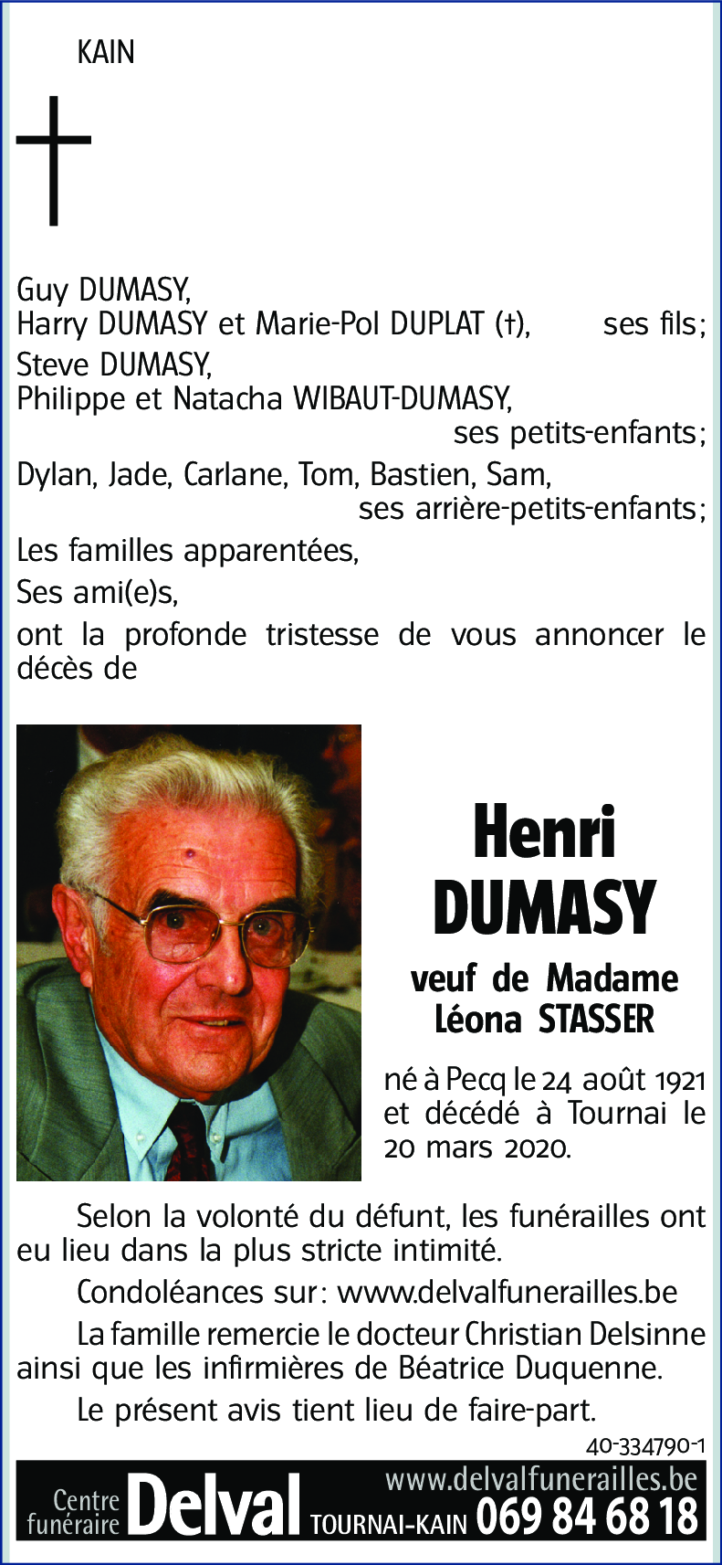 Henri DUMASY