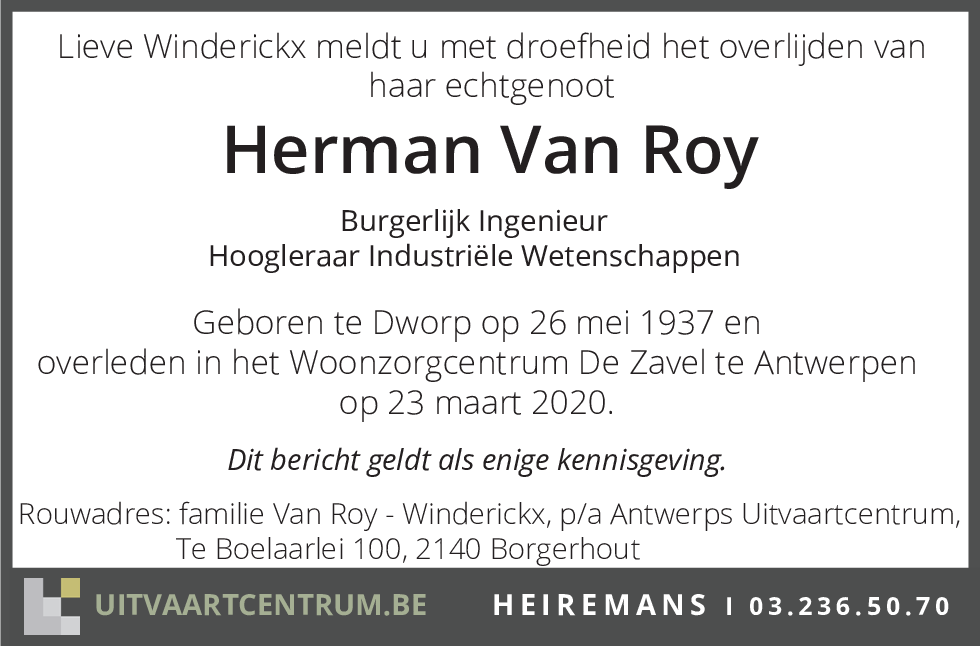 Herman Van Roy