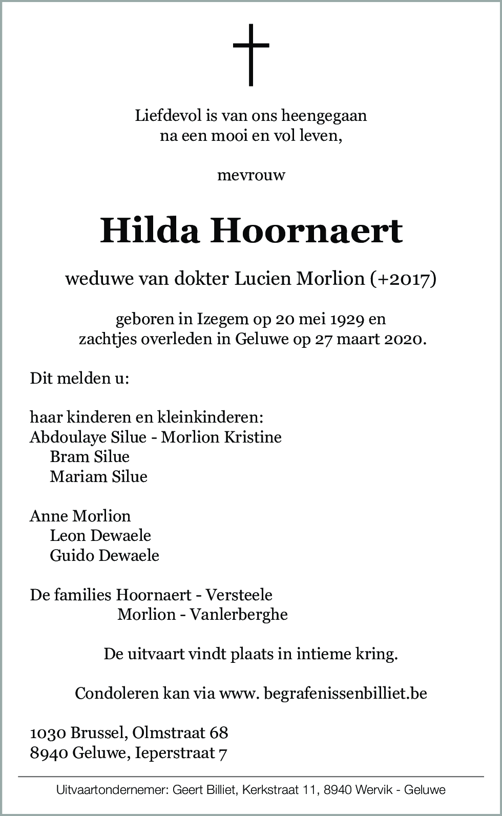 Hilda Hoornaert