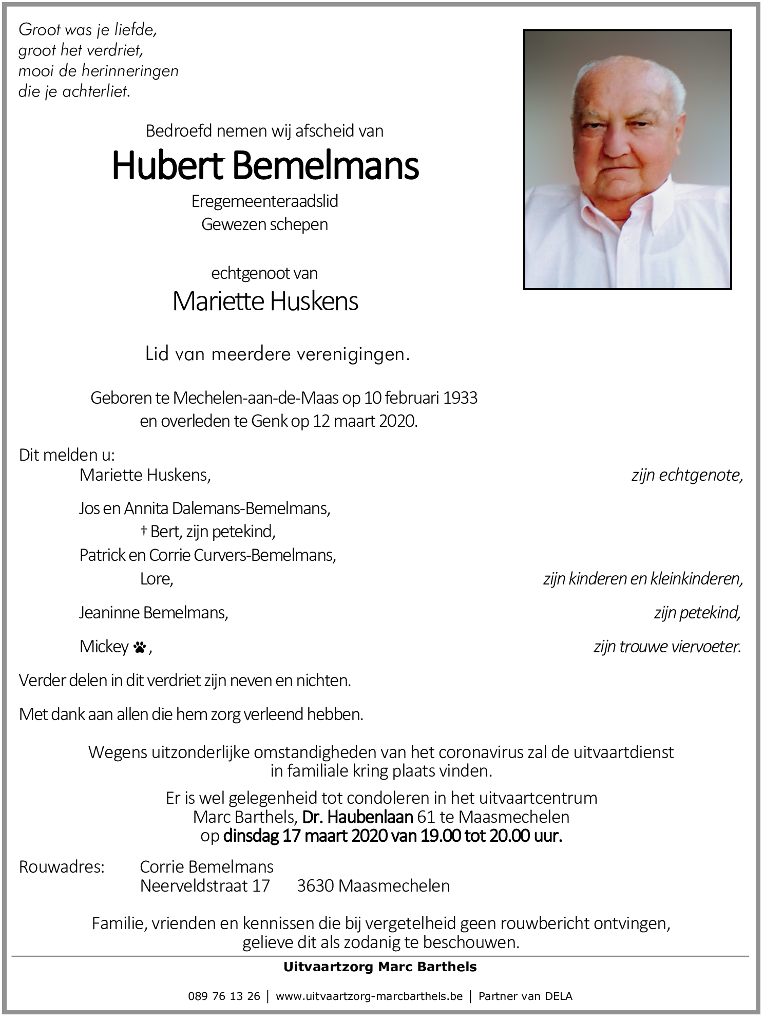 Hubert Bemelmans