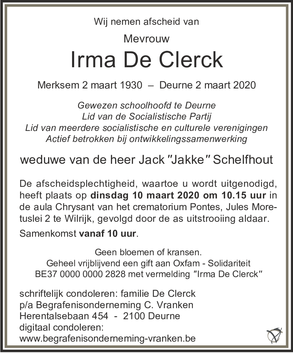 Irma De Clerck