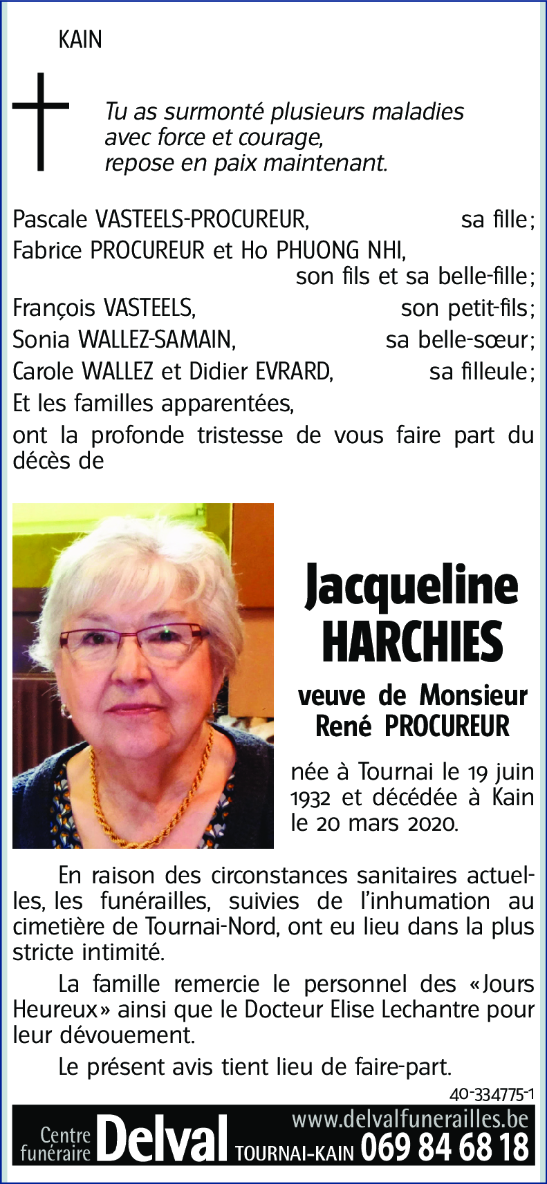 Jacqueline HARCHIES