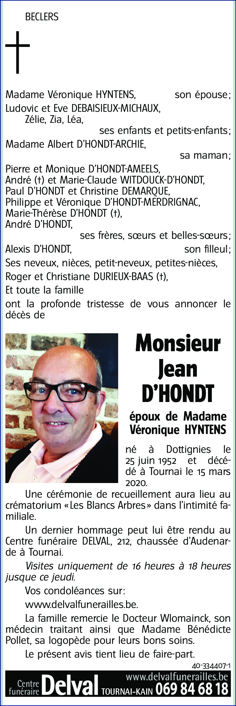Jean D'HONDT