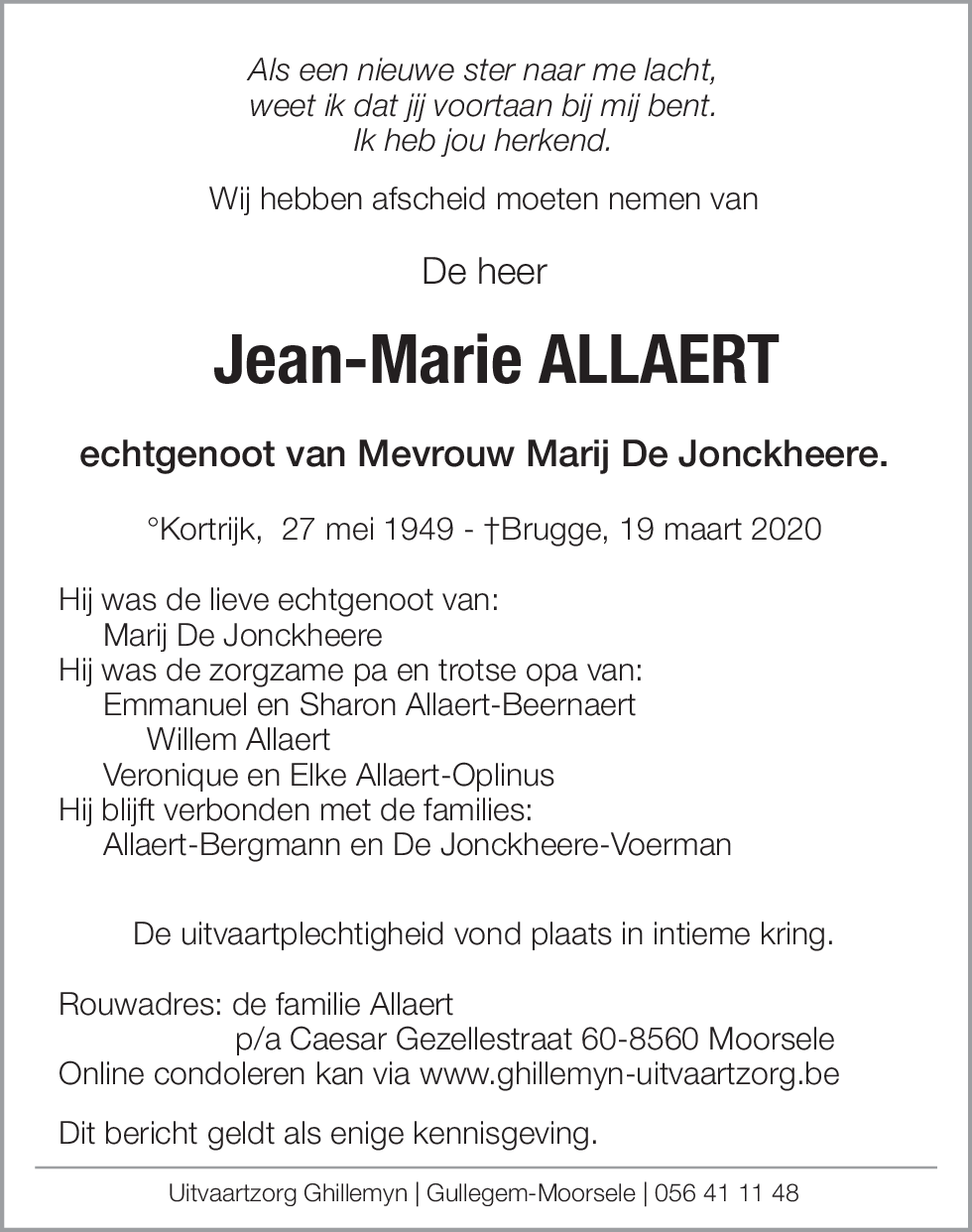 Jean-Marie Allaert