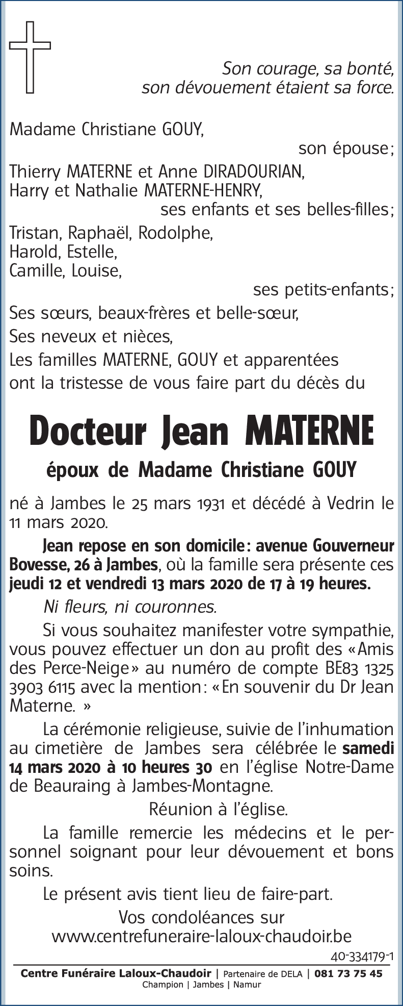 Jean MATERNE
