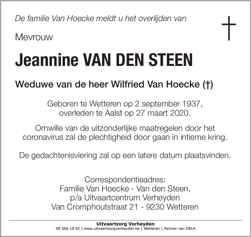 Jeannine Van den Steen