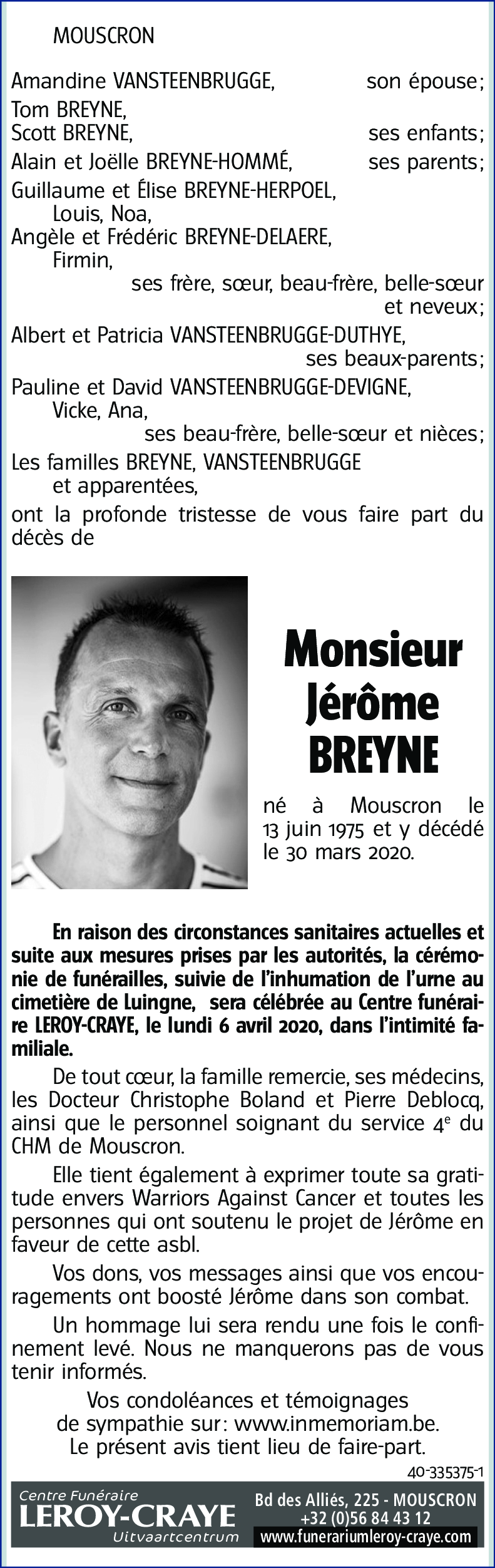 Jérôme BREYNE