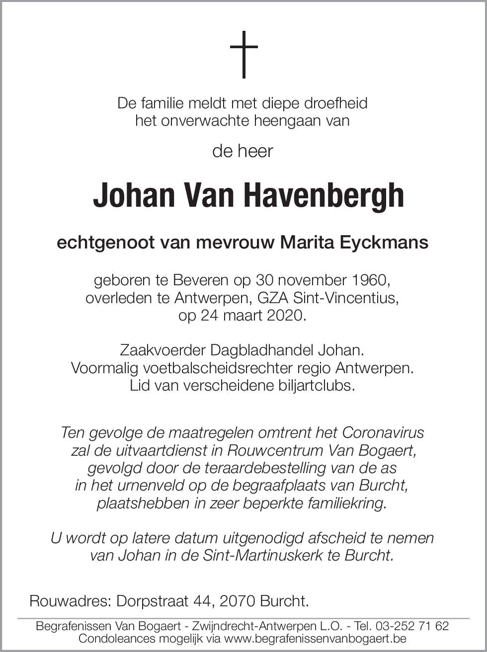 Johan Van Havenbergh