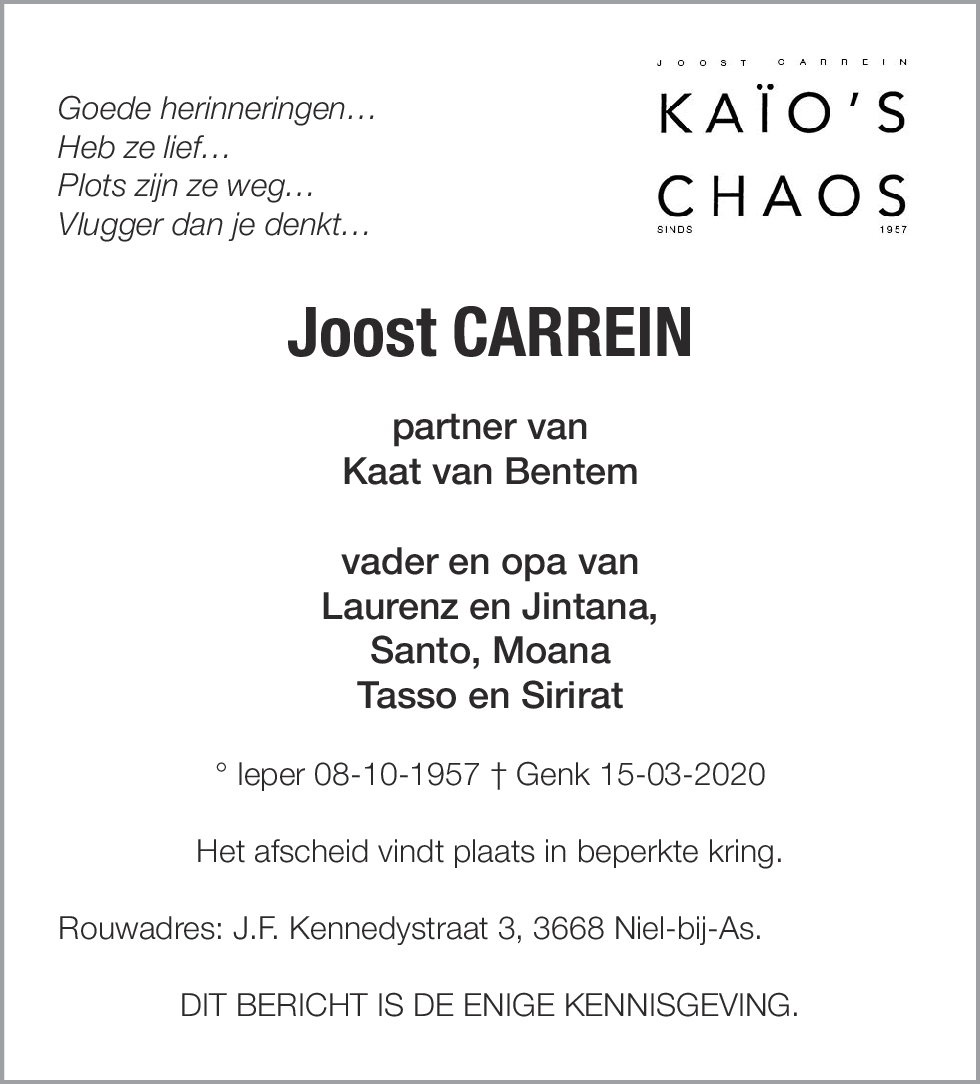 Joost Carrein