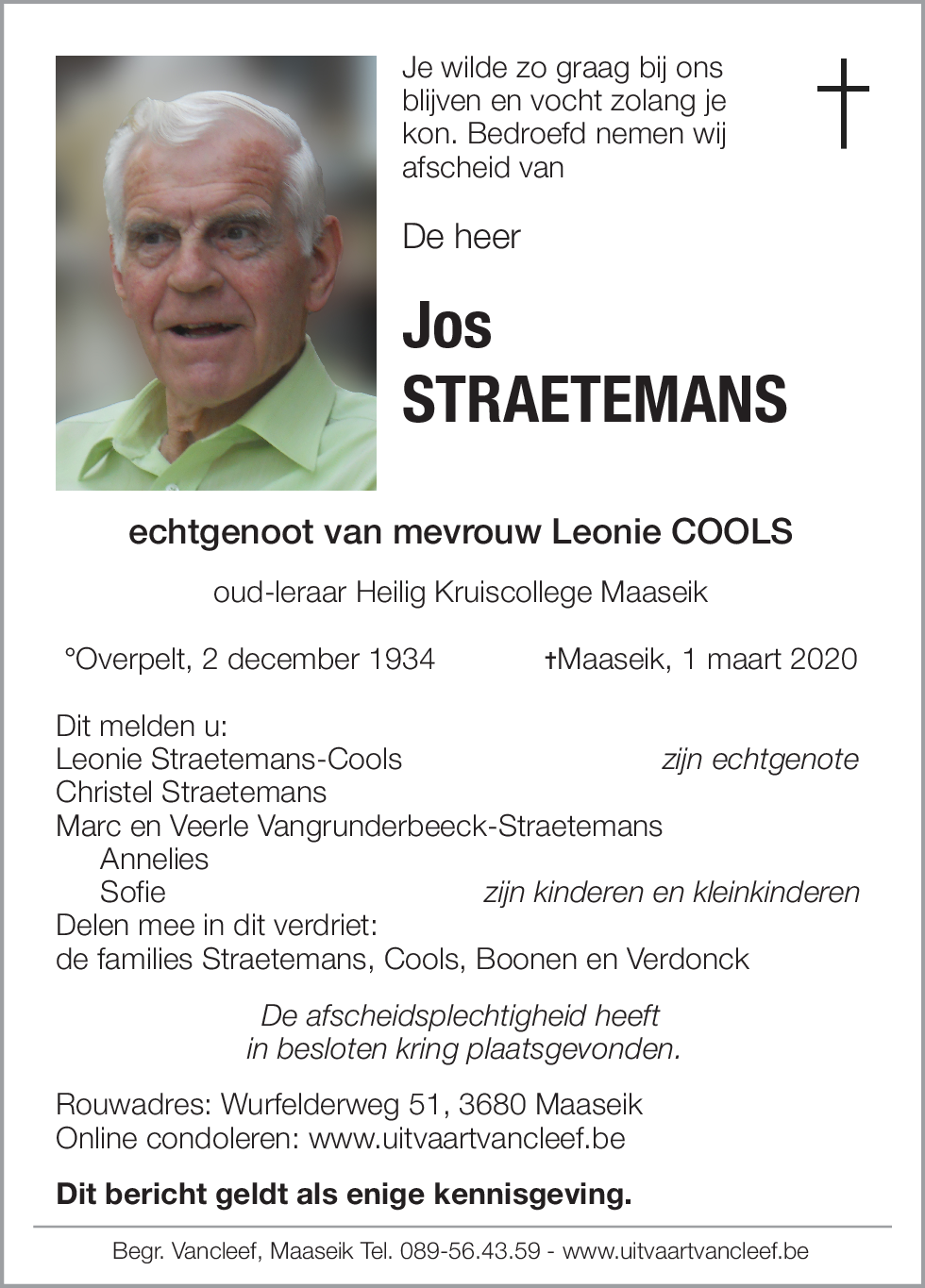 Jos Straetemans