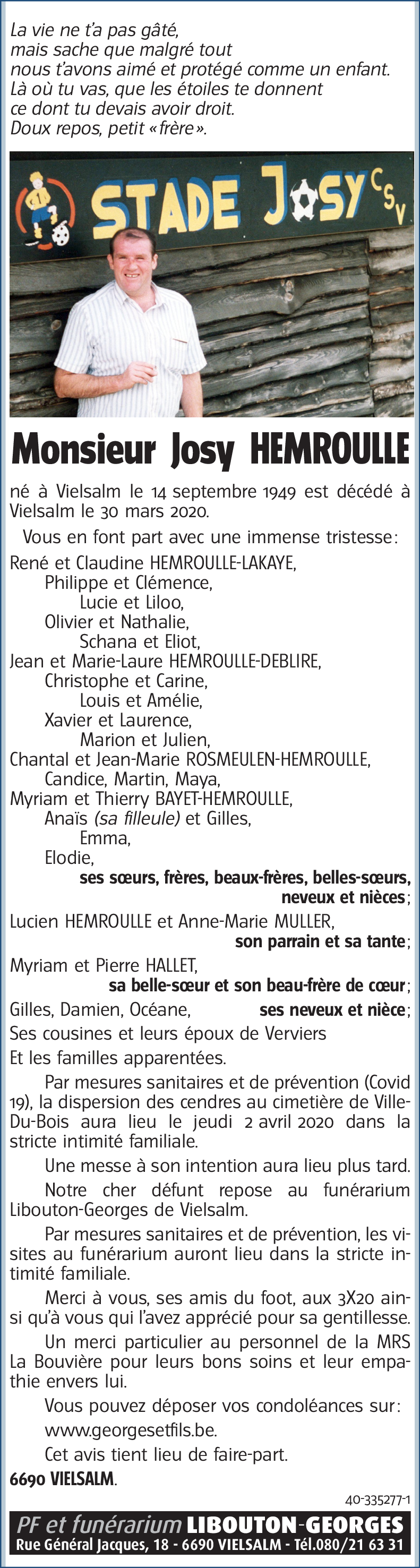 Josy HEMROULLE