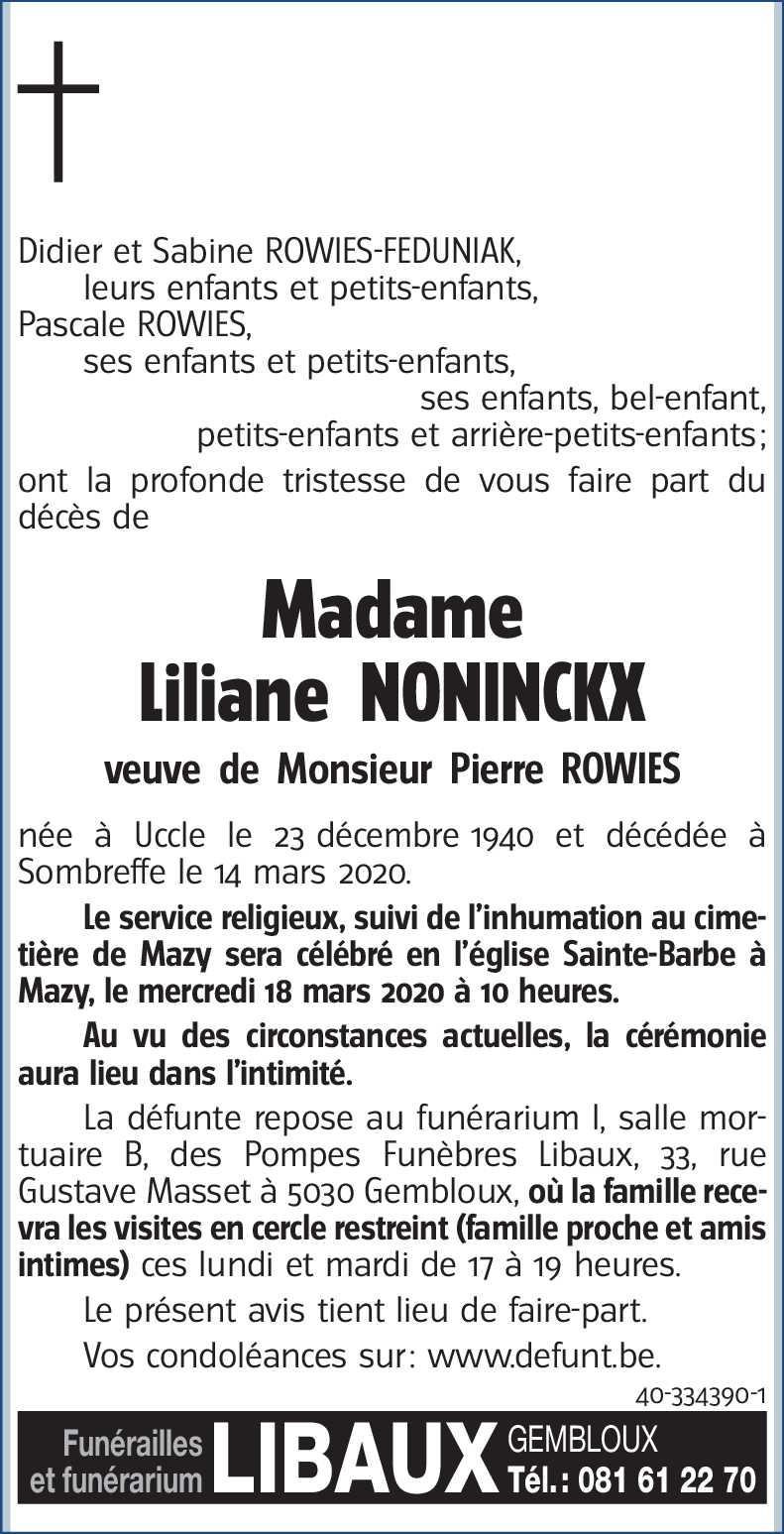 Liliane NONINCKX