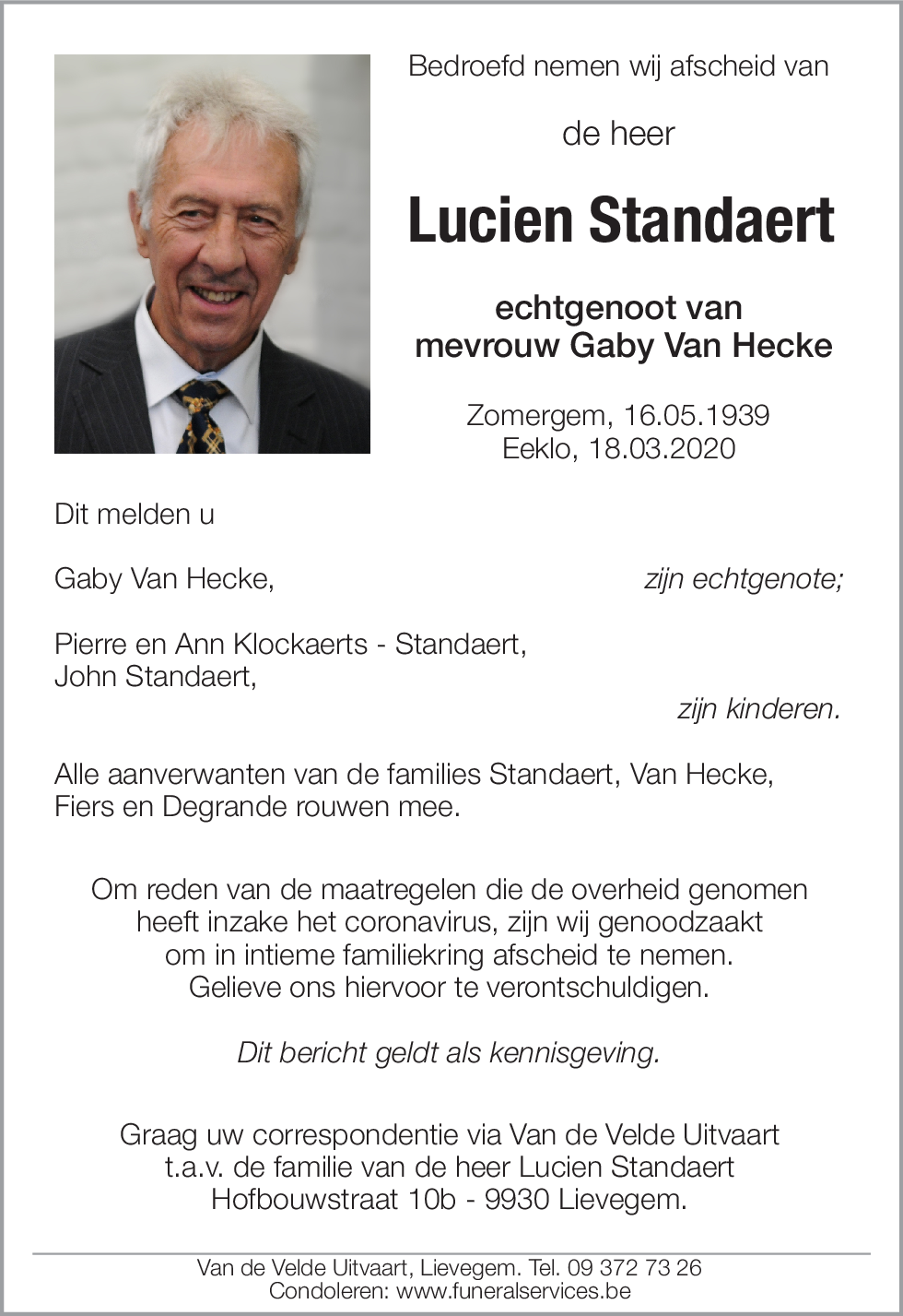 Lucien Standaert
