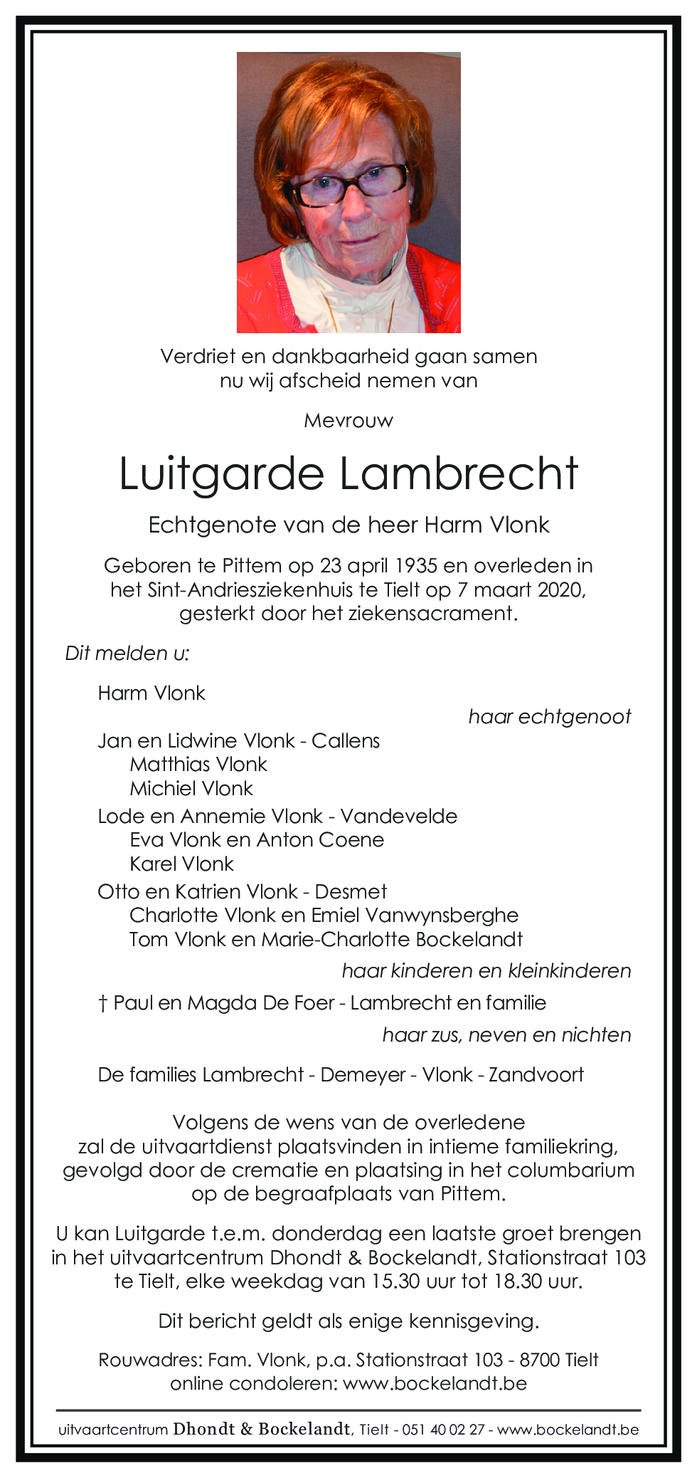 Luitgarde Lambrecht