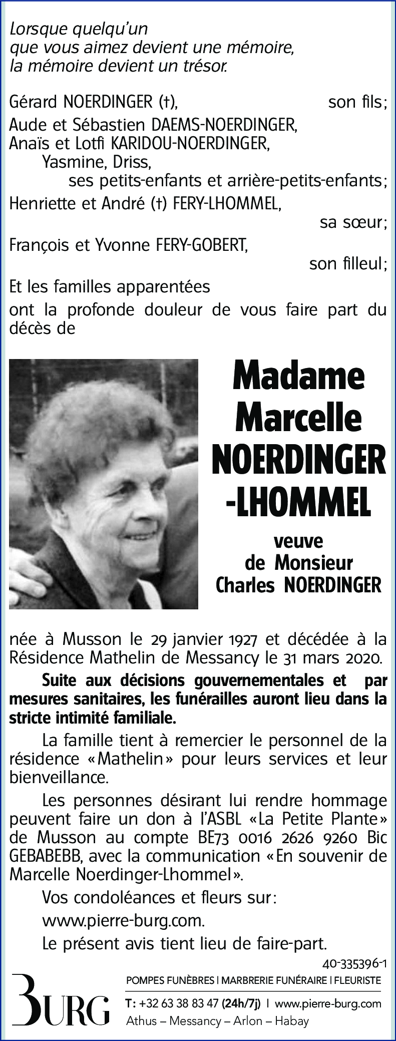 Marcelle NOERDINGER-LHOMMEL