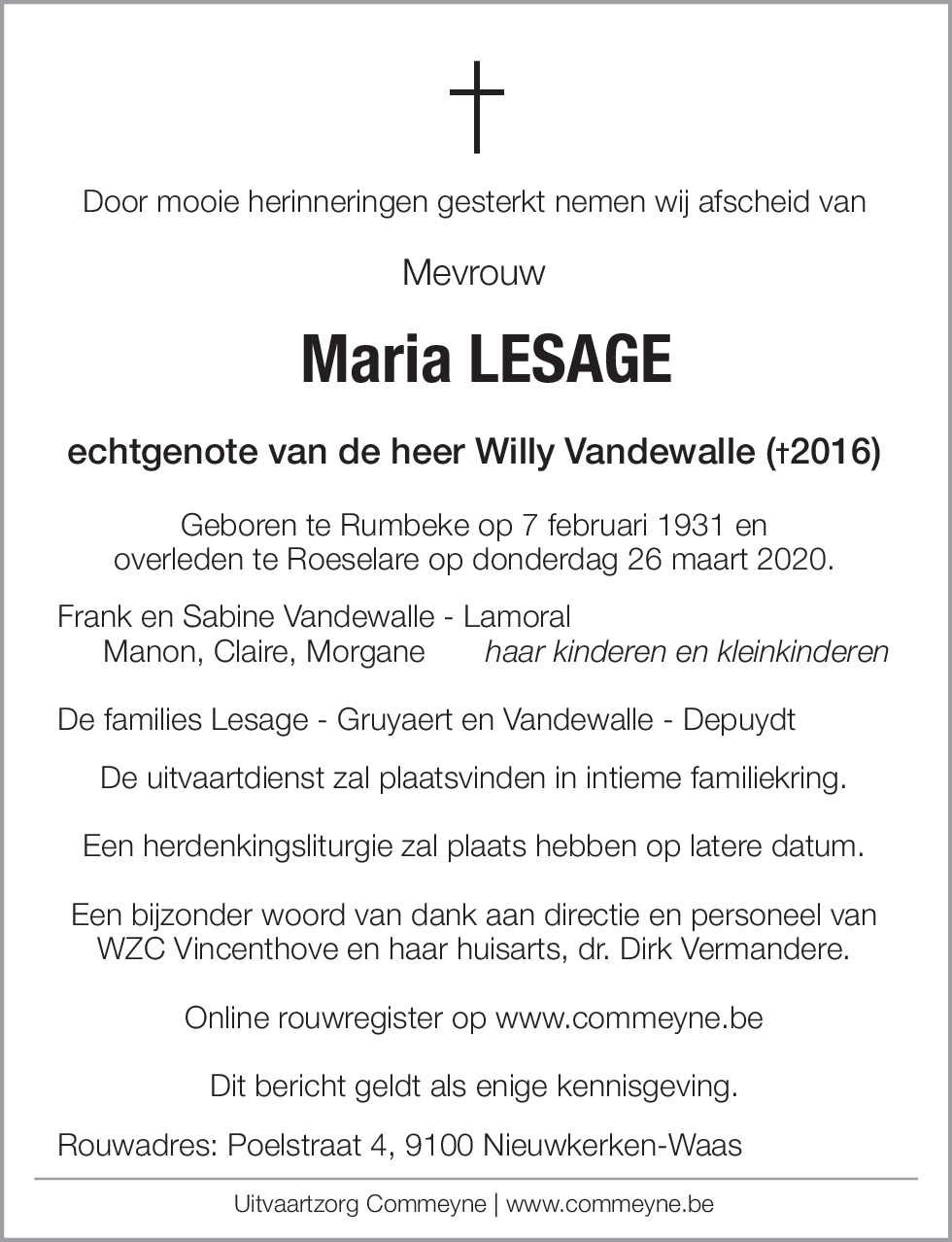 Maria Lesage