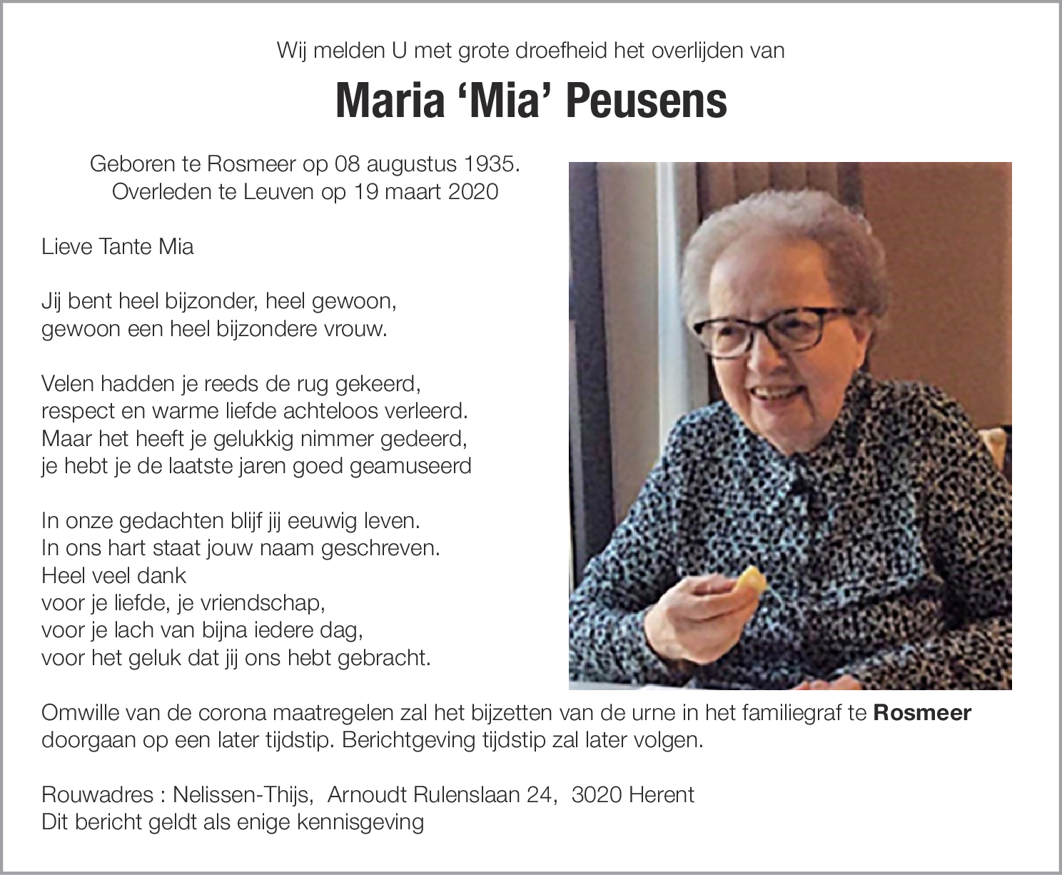 Maria Peusens