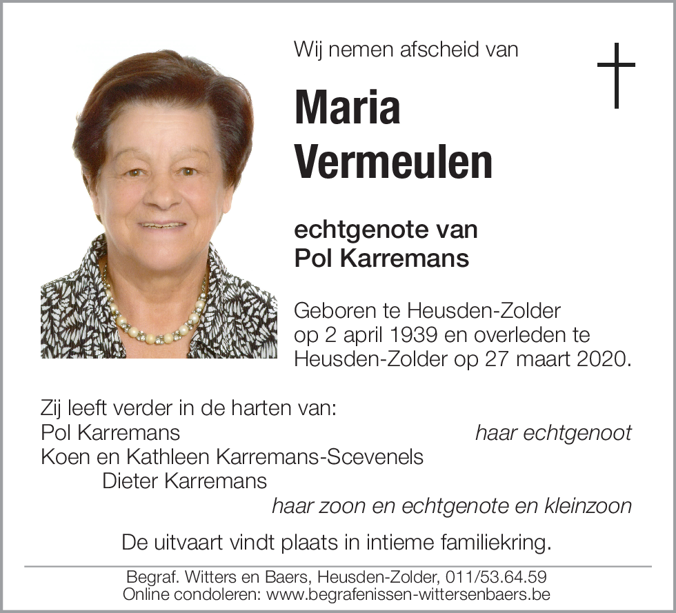 Maria Vermeulen