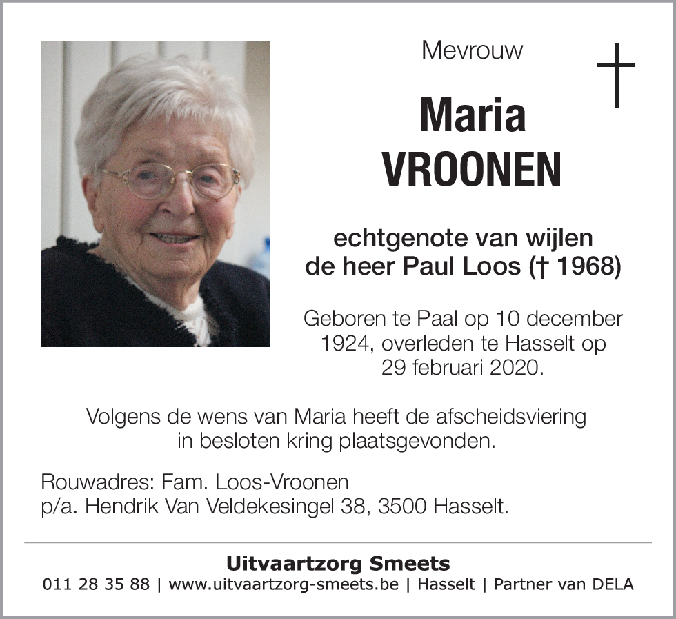 Maria Vroonen