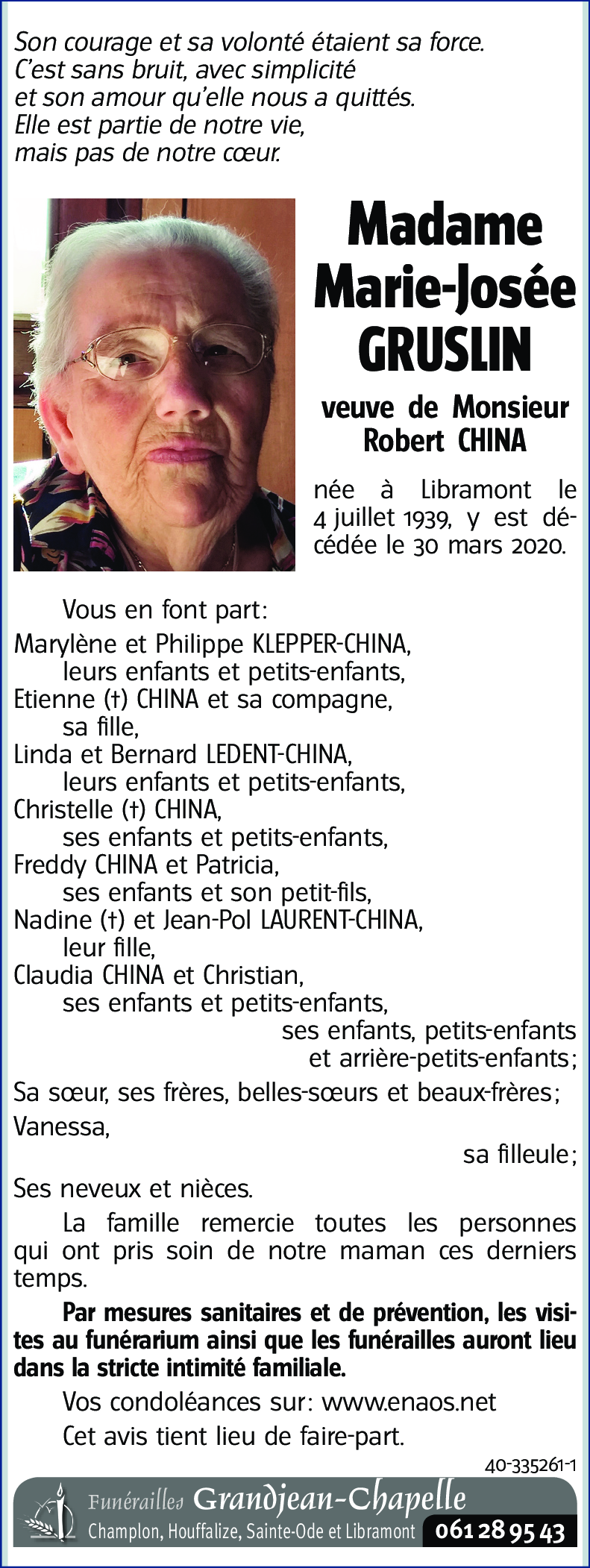 Marie-Josée GRUSLIN