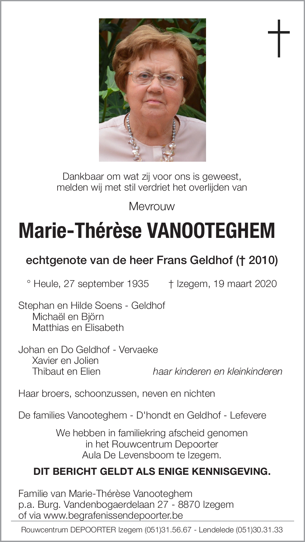 Marie-Thérèse Vanooteghem