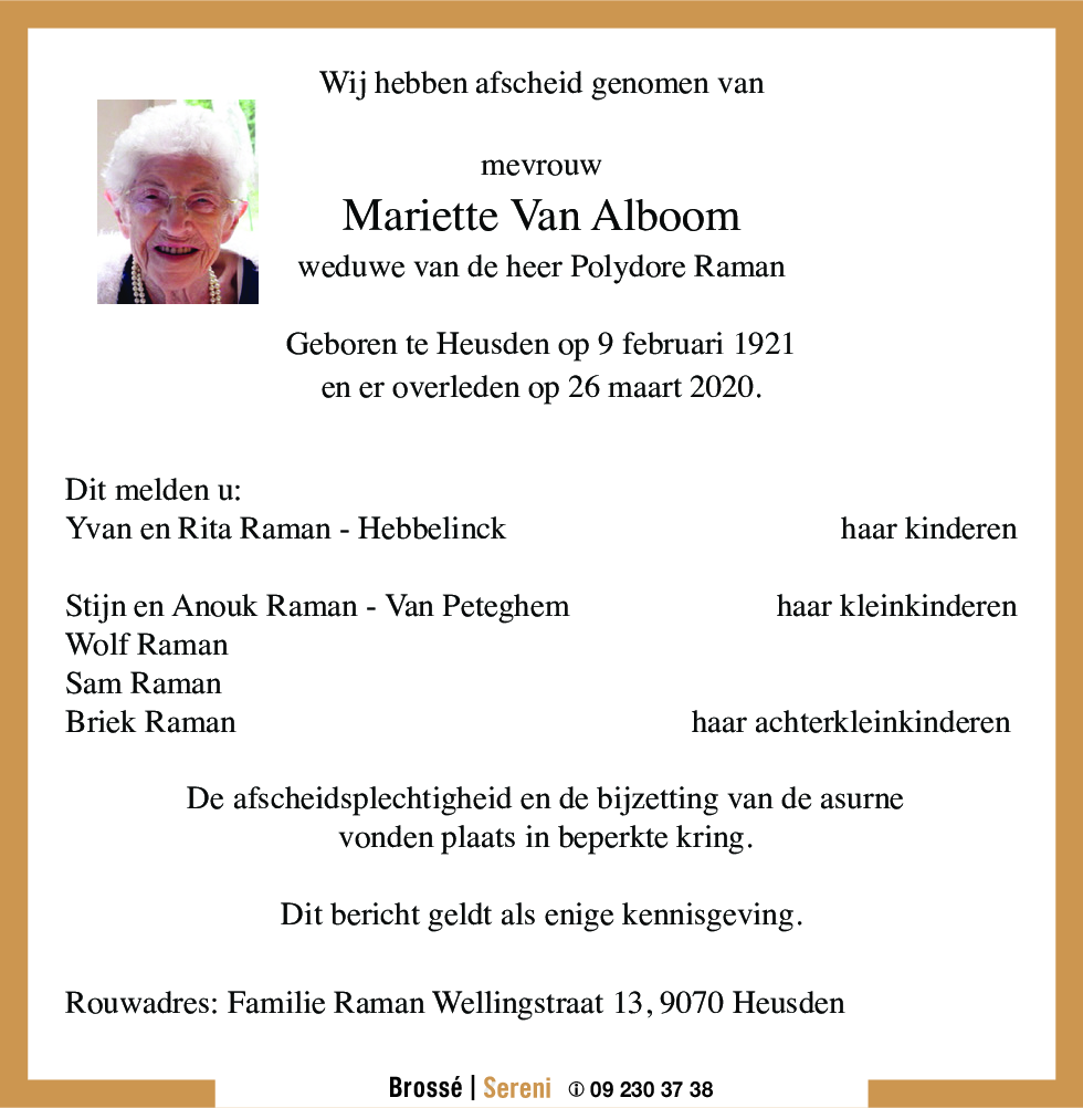 Mariette Van Alboom