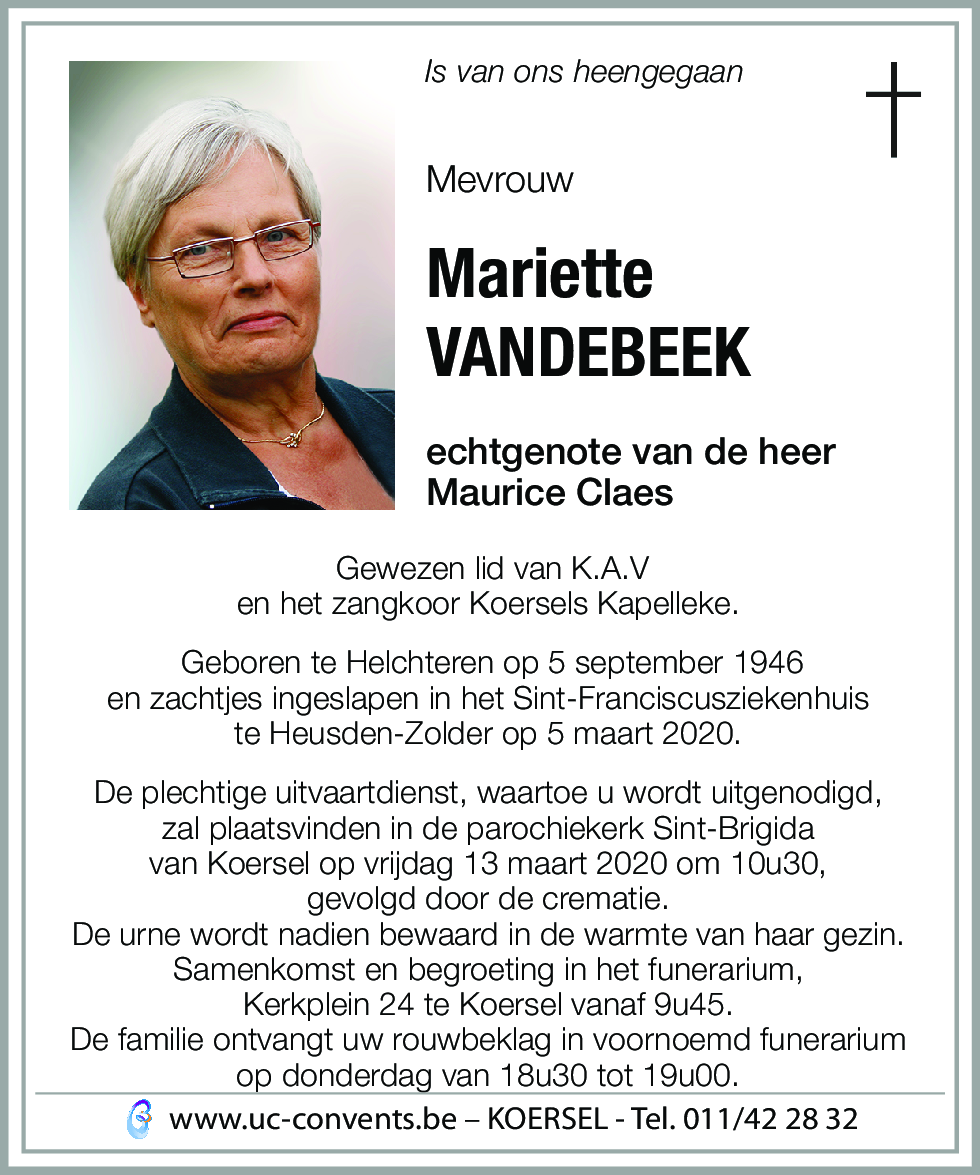 Mariette Vandebeek