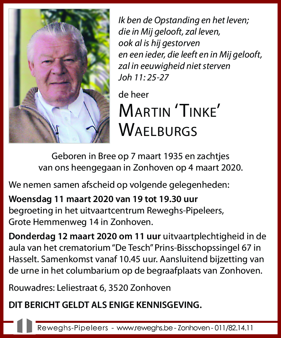 Martin 'Tinke' Waelburgs