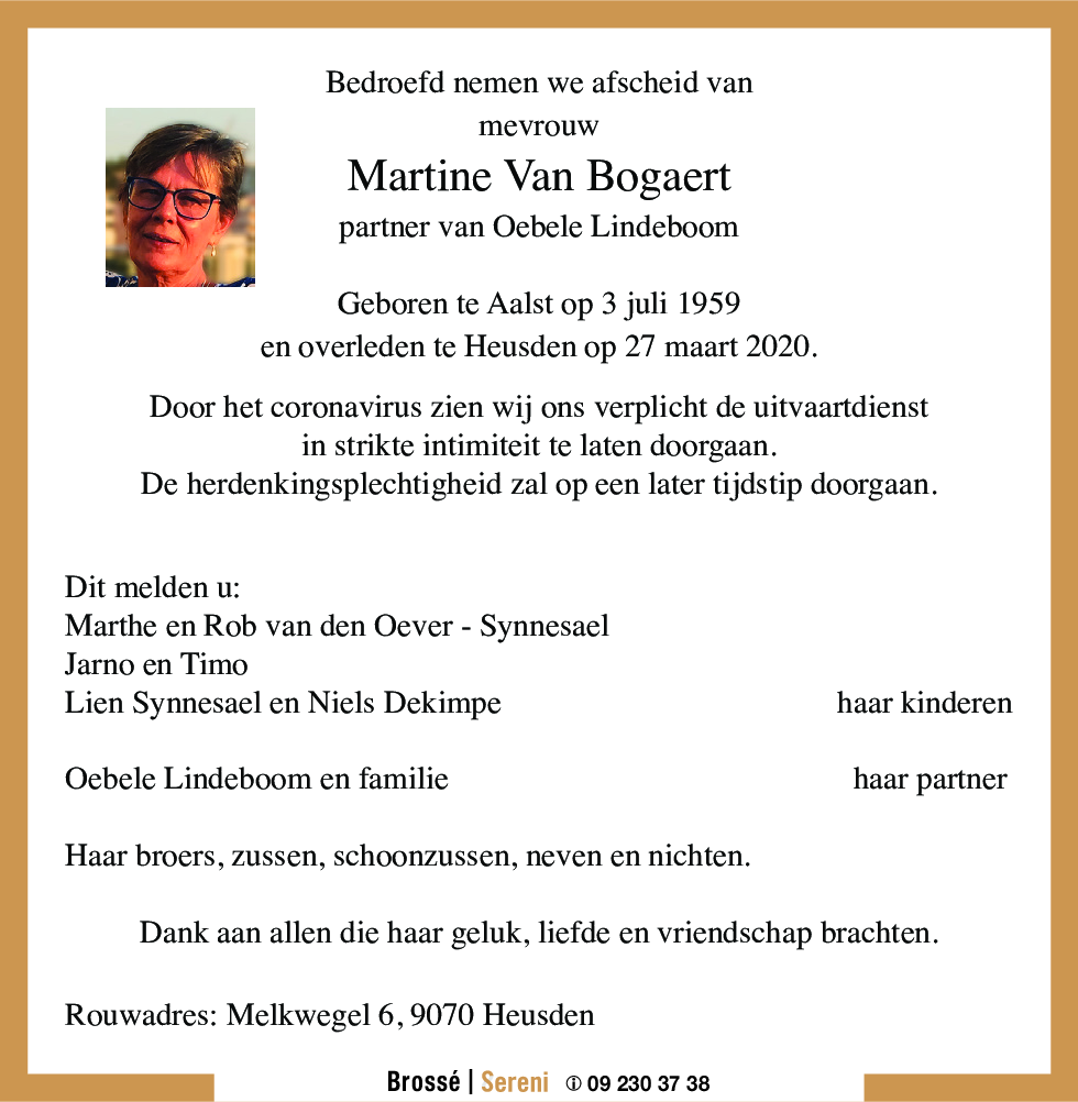 Martine Van Bogaert